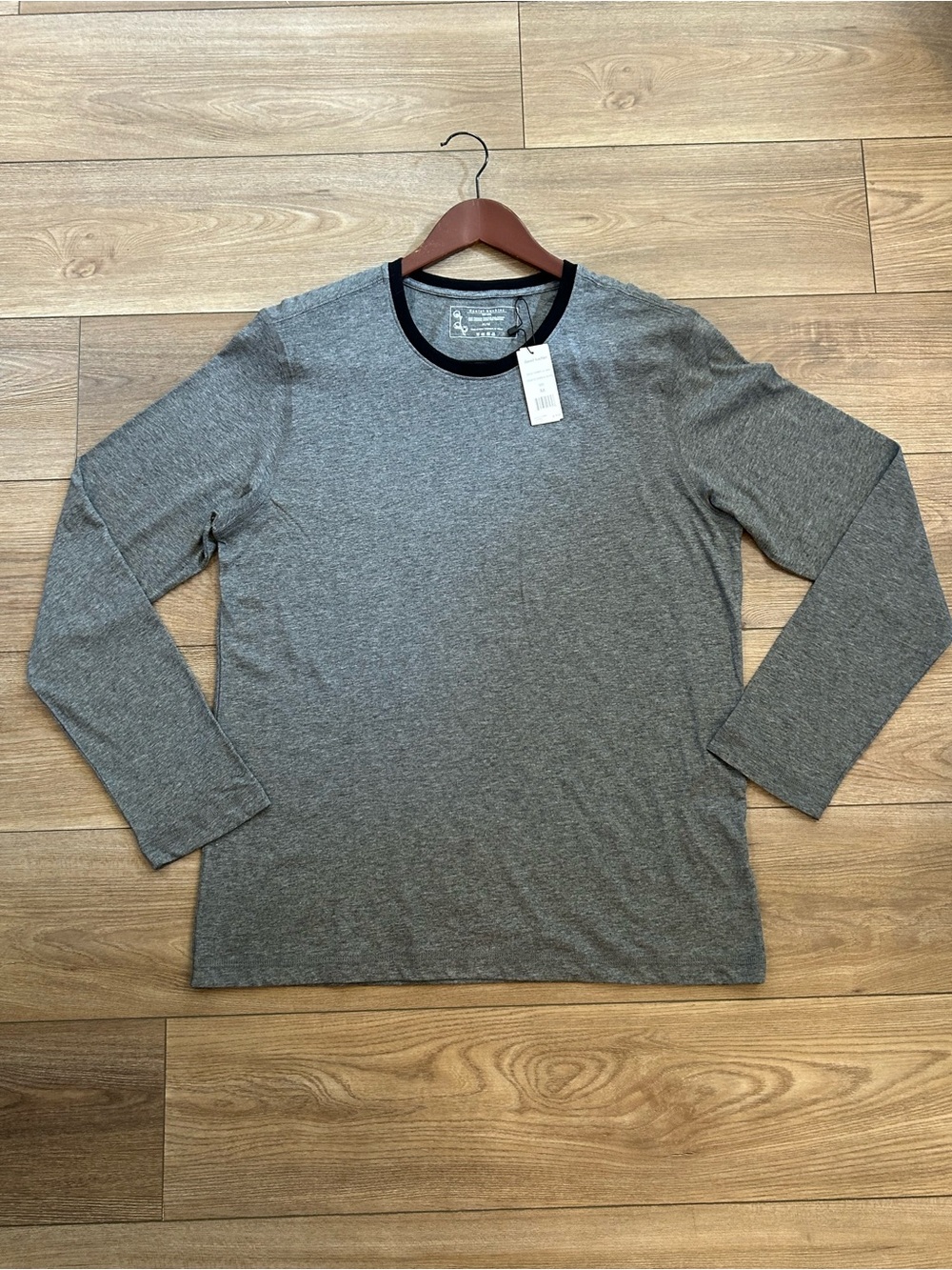 Daniel Buchler 100% Peruvian Pima Cotton Shirt NWT Charcoal Heather M